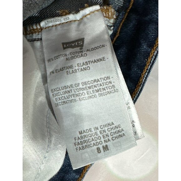 Levi’s 545 Women’s 8M Jeans Low Rise Bootcut Light Distress 32x30 - Picture 5 of 8